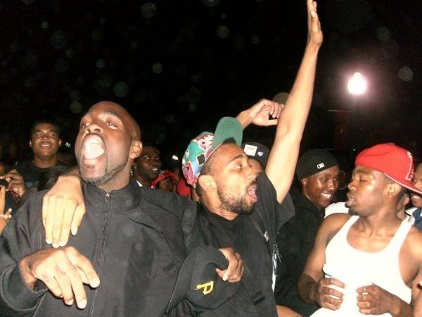 Celebration The Night Obama Won at Tuskegee University On The Yard