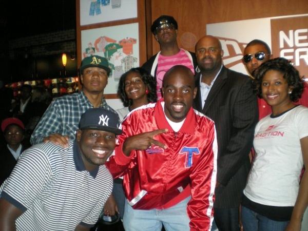 Tuskegee Students With Gerard Murray Of Tradition Clothing at The New Era Flagship Store
