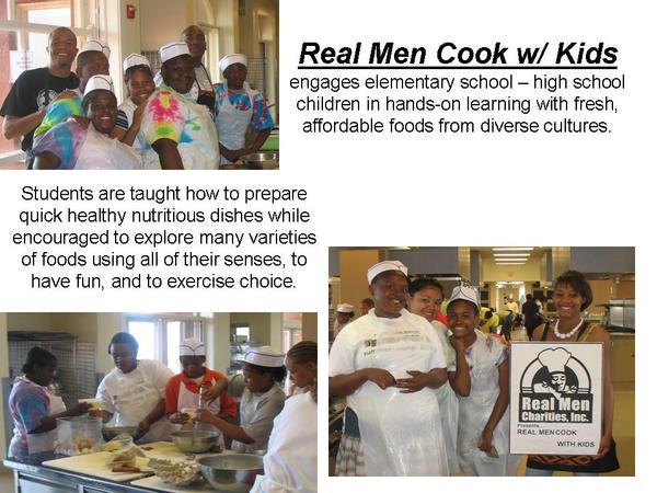 Real Men Charities, Inc. presents Real Men Cook w/ Kids