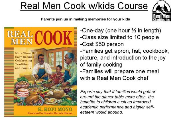 Real Men Charities, Inc. presents Real Men Cook w/ Kids