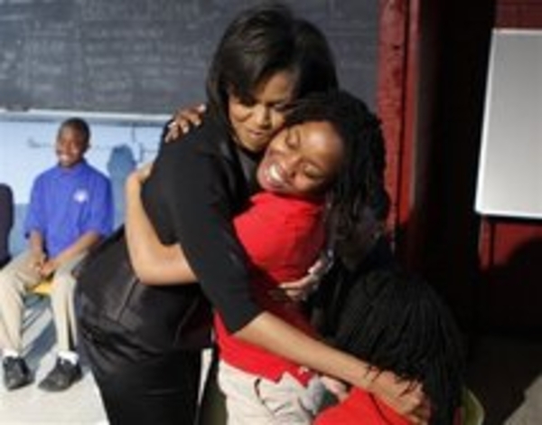 On a Lovelier note our beloved First Lady going organic!