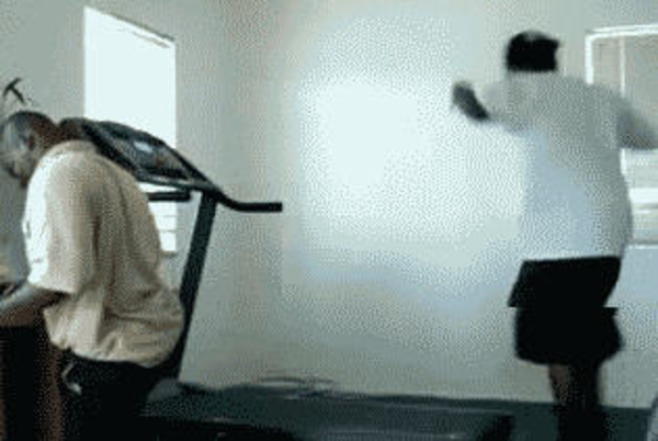 Dancing on a treadmill