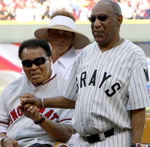 Hank Aaron, Muhammad Ali and Bill Cosby Honored by Major League Baseball