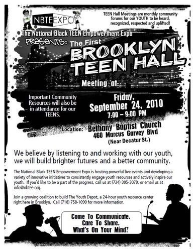 The NBTEE: This Week's 2nd Detroit Scholarship Fair and The 1st Brooklyn TEEN Hall Meeting
