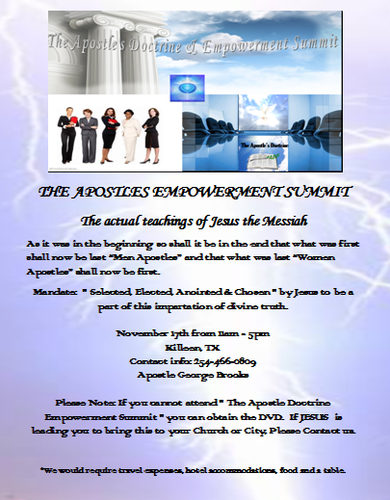 The Apostle Doctrine Empowerment Summit