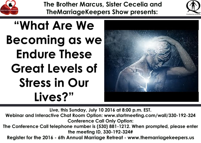 “What Are We Becoming as we Endure These Great Levels of Stress in our Lives?”