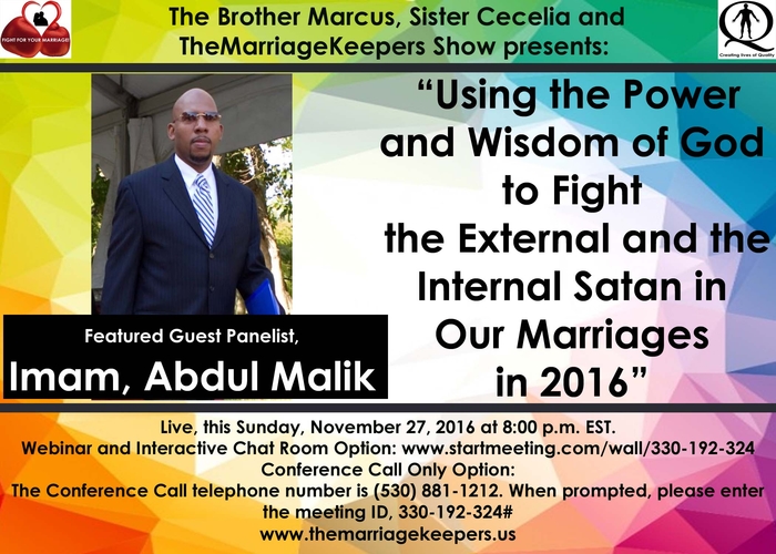 “Using the Power and Wisdom of God to Fight the External and the Internal Satan in Our Marriages in 2016?”