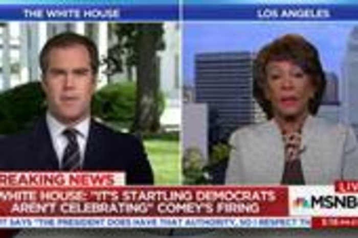 Maxine Waters Reacts to James Comey Firing