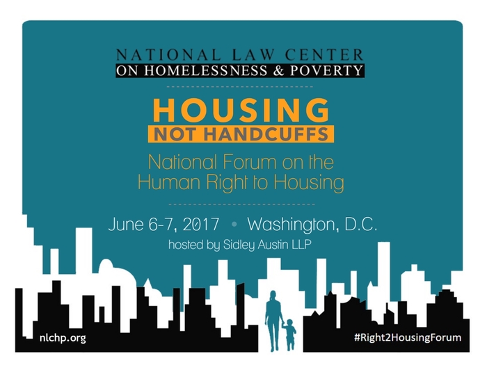HOW TO ATTEND FORUM ON HOMLESSNESS & POVERTY IN WASH., D.C. - JUNE 6-7, 2017