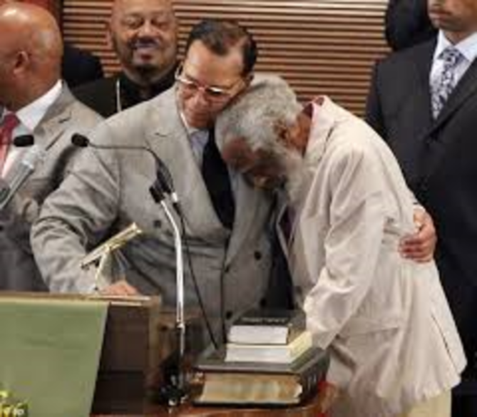 Minister Louis Farrakhan preaching | **** Gregory Eulogy 9.16.2017