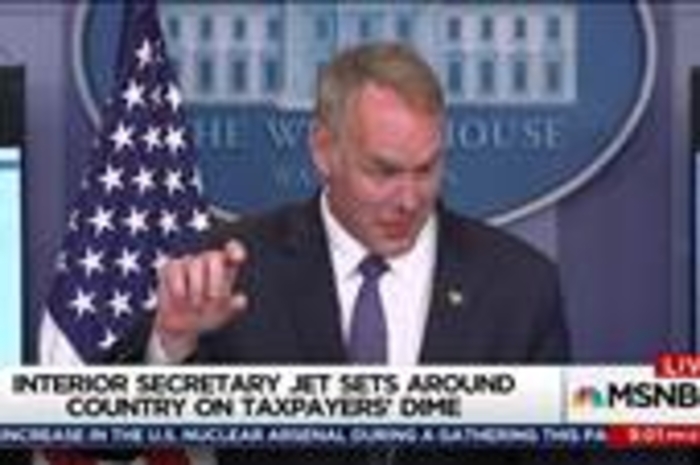 Secretary Zinke having awesome time with taxpayer money