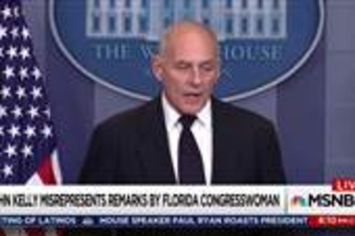 Trump Chief of staff John Kelly lied in attack on Rep. Wilson