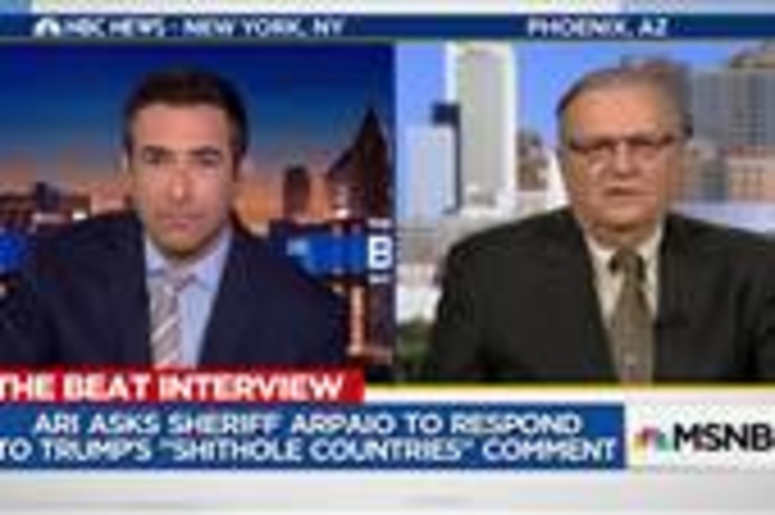 Watch Joe Arpaio learn his pardon was an admission of guilt