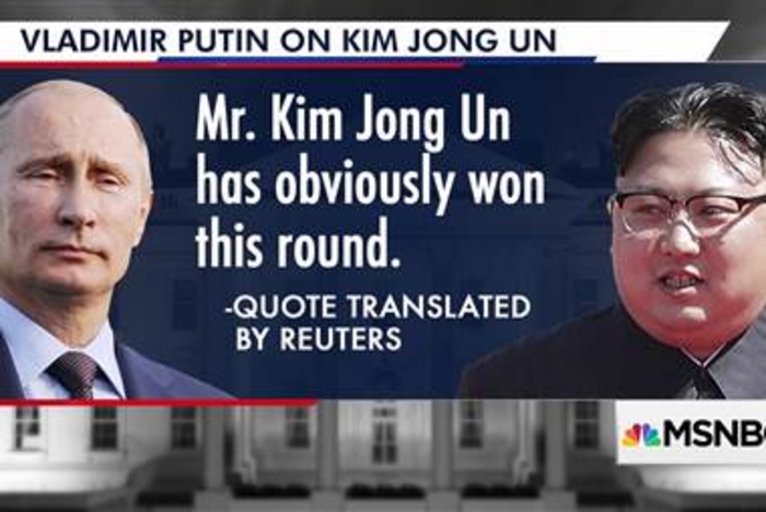 Putin: North Korea's 'won this round' against the West