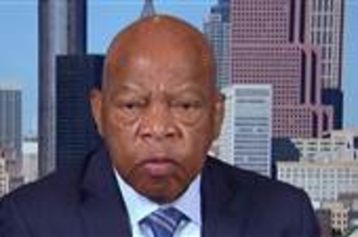 John Lewis reacts to Trump's racially charged comments about...