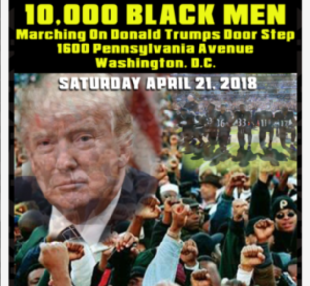 10,000 BLACK MEN PLAN MARCH TO DONALD TRUMP'S DOORSTEP IN SUPPORT OF MINISTER FARRAKHAN