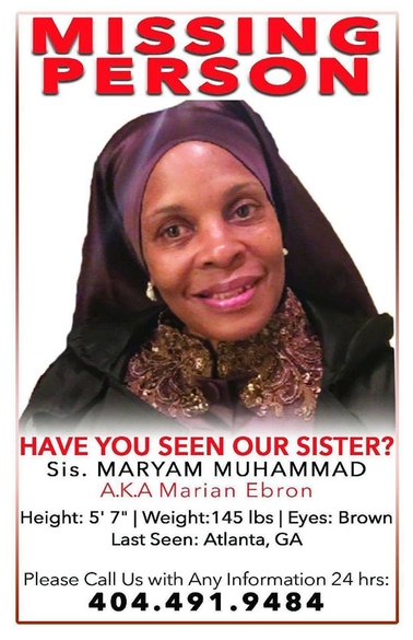 PLEASE HELP FIND THIS MISSING MUSLIM SISTER!!!!