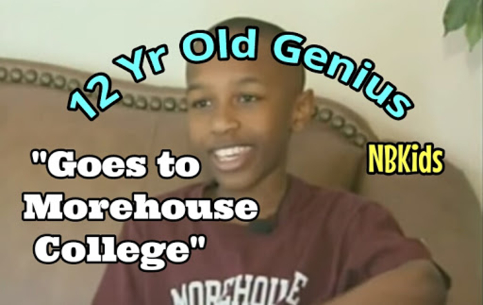12 YEAR OLD GENIUS GOES TO MOREHOUSE COLLEGE - NEW BLACK KNOWLEDGE YOUTUBE (SUBSCRIBE!)