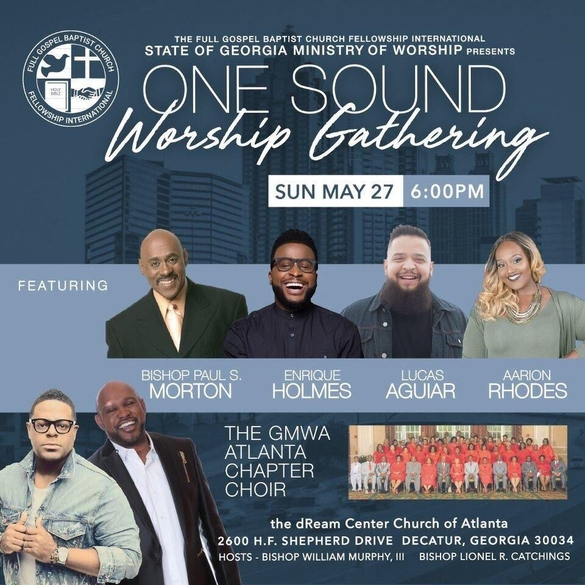 HOW TO JOIN BISHOP PAUL S. MORTON, SR. AT ONE SOUND WORSHIP GATHERING AT 6 P.M. TONIGHT!
