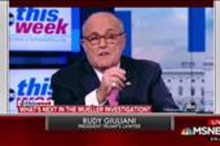 Joe: Rudy Giuliani made the president look foolish