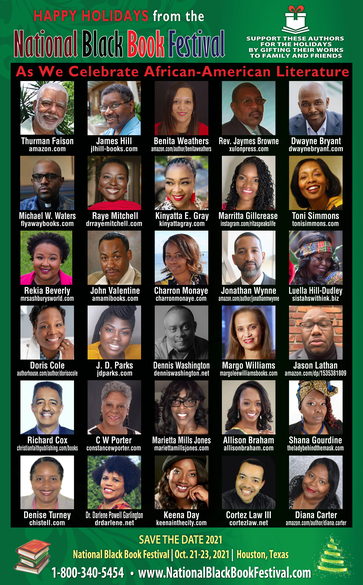 HAPPY HOLIDAYS AUTHOR PROMO from the NATIONAL BLACK BOOK FESTIVAL!