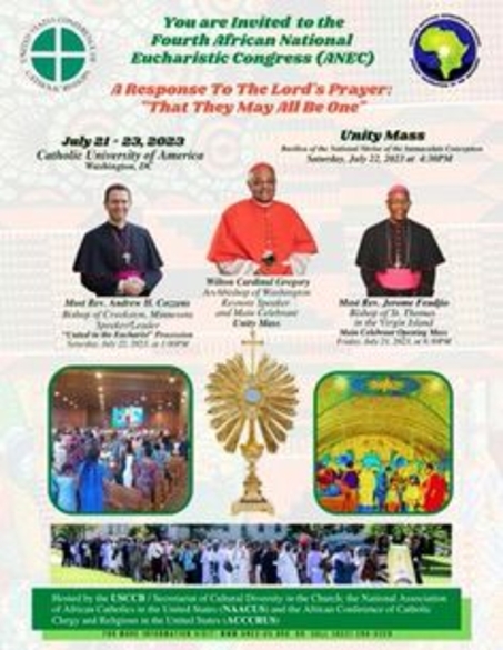 HOW TO SAVE-THE-DATE FOR AFRICAN NATIONAL EUCHARIST CONGRESS (ANEC)'s 4TH ANNUAL CONGRESS - JULY 21-23, 2023!