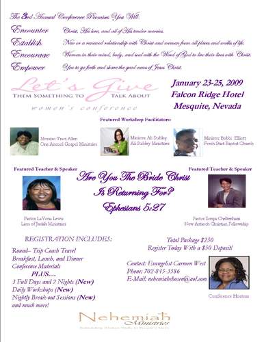 Let's Give Them Something To Talk About III Women's Conference