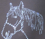 Get Your Favorite Animal/Character Done In Crystal on T Shirt